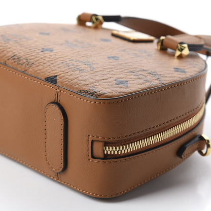 MCM Visetos Mini Essential Crossbody Cognac 6 of 8
