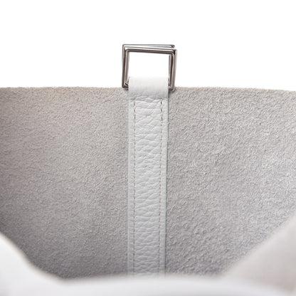 Hermes Taurillon Clemence Picotin 22 MM White 9 of 10