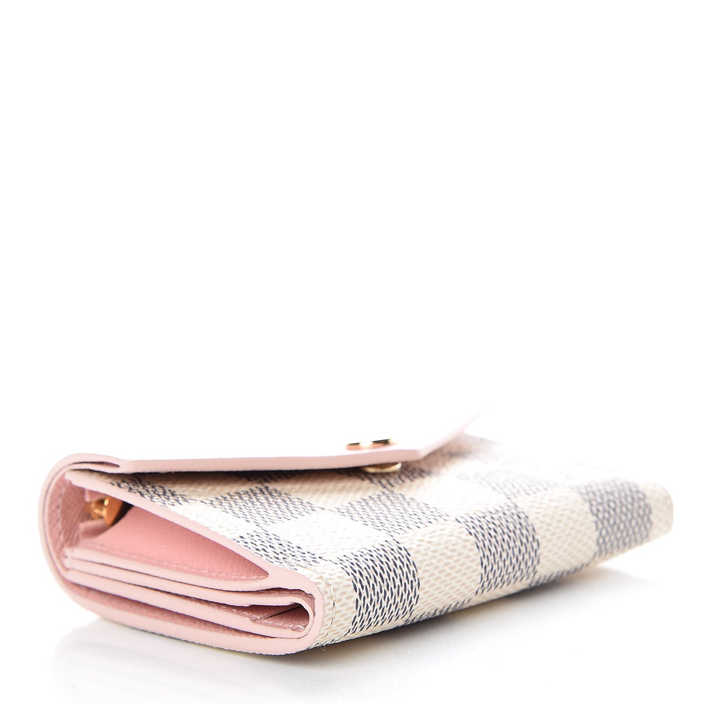 Damier Azur Zoe Wallet Rose Ballerine
