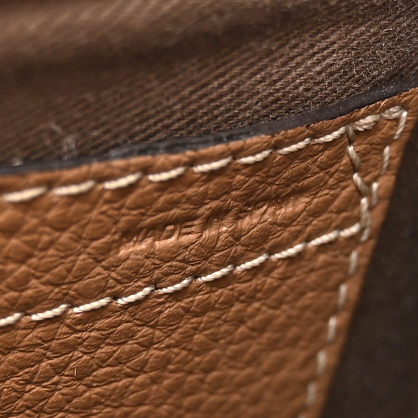 Calfskin Mini Marcie Round Crossbody Bag Nut