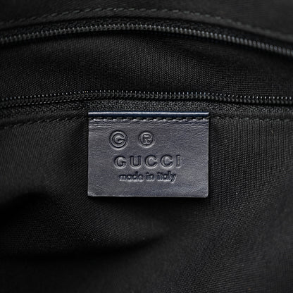 Gucci GG Plus Monogram Medium Flat Messenger Bag Navy 6 of 10