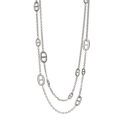Hermes Sterling Silver Farandole Necklace 120 1 of 8