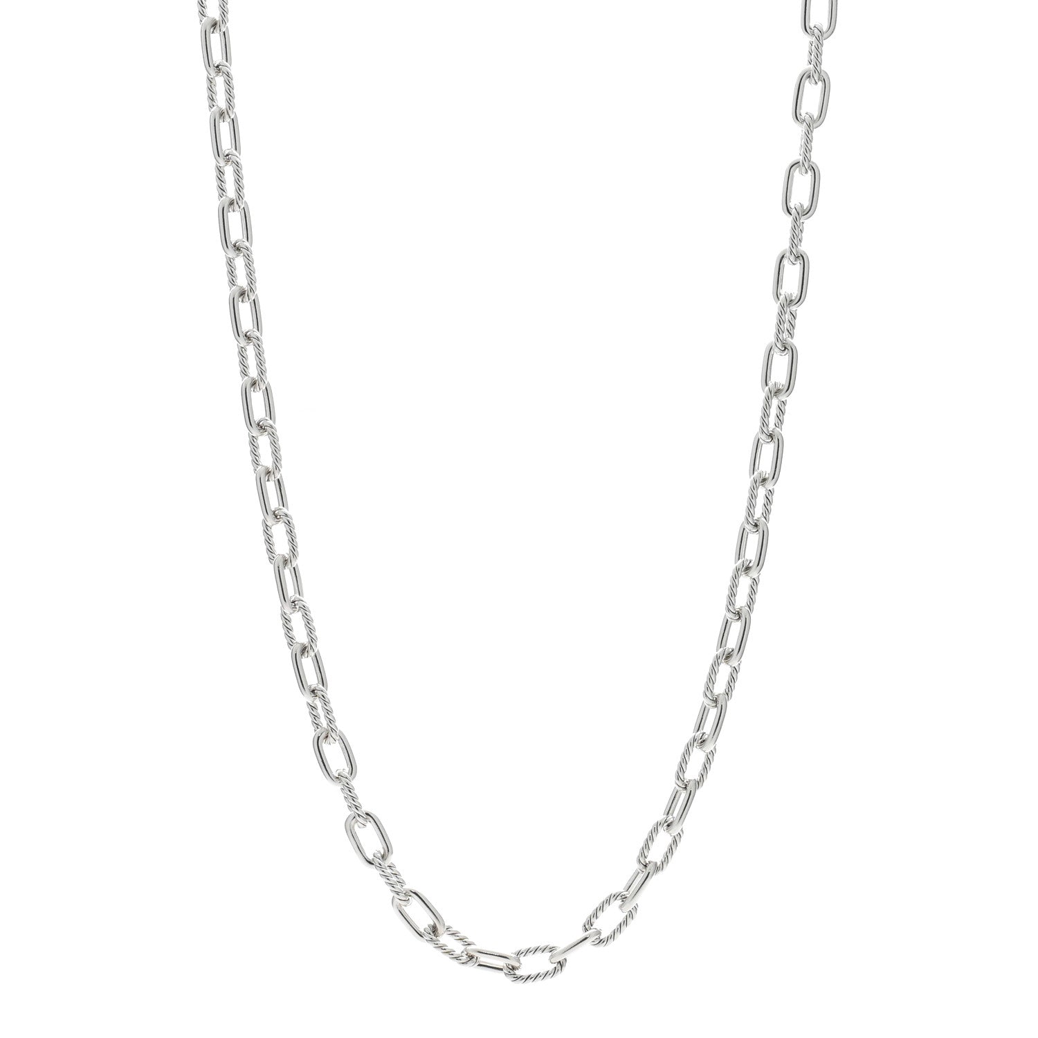 David Yurman Sterling Silver 8.5mm Madison Chain Necklace 36" 1 of 4