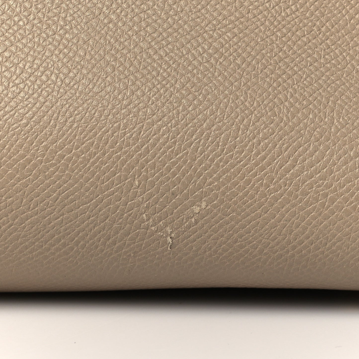 Grained Calfskin Mini Belt Bag Light Taupe