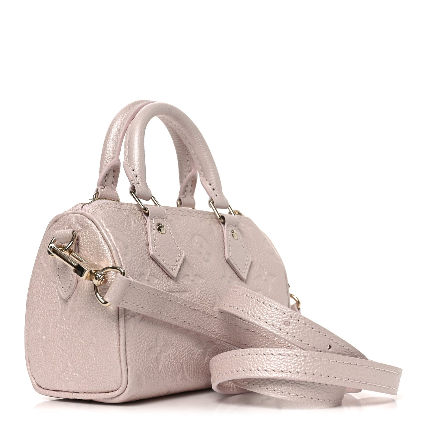 Empreinte Monogram Nano Speedy Snowy Pearl