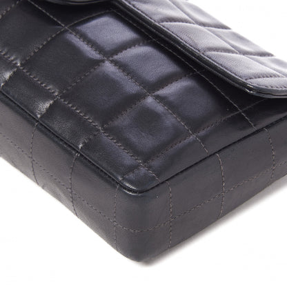 Chanel Lambskin East West Chocolate Bar Flap Black 5 of 9