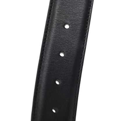 Gucci Calfskin Interlocking G 37mm Belt 75 30 Black 4 of 5