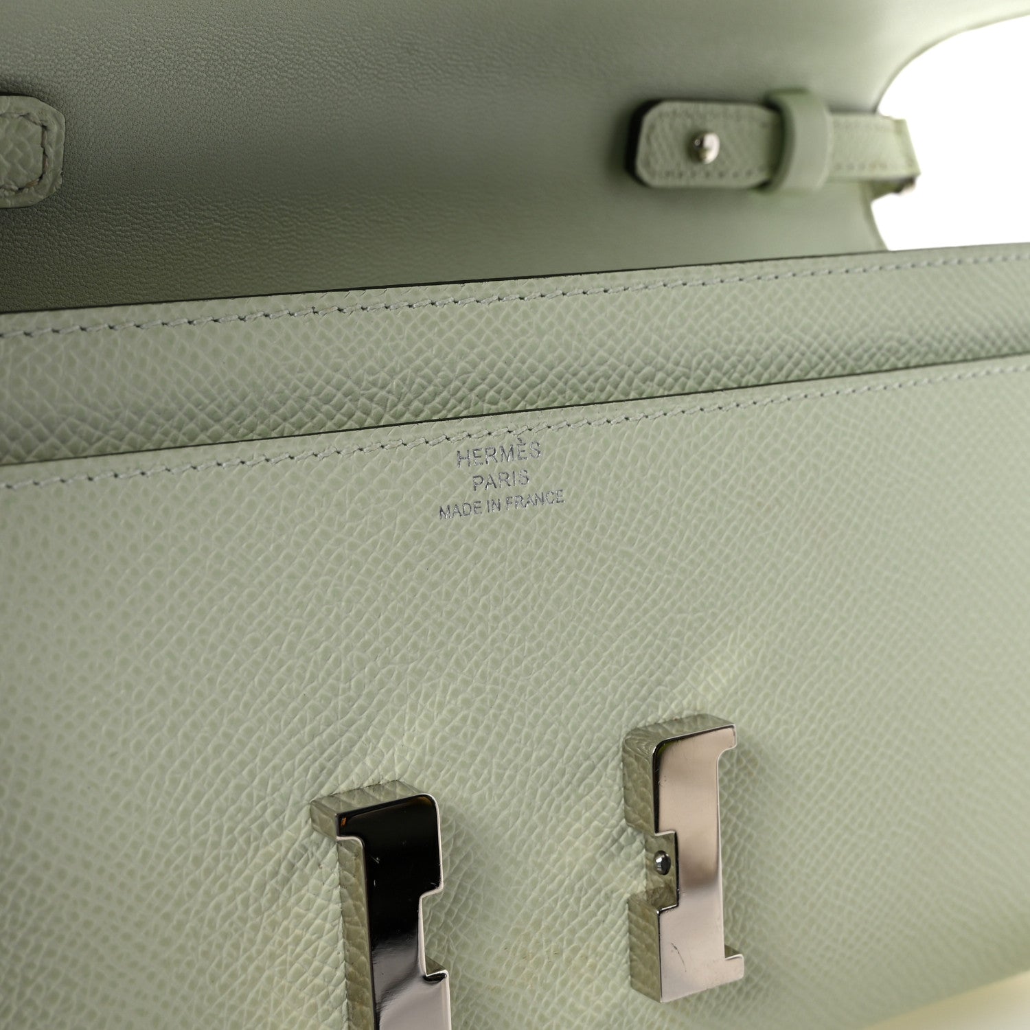 Hermes Epsom Constance Long To Go Wallet Vert Fizz 6 of 10