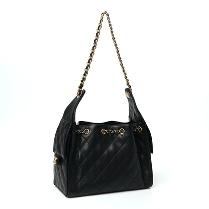 Chanel Caviar Quilted Small Chanel 25 Handbag Black 2 of 11