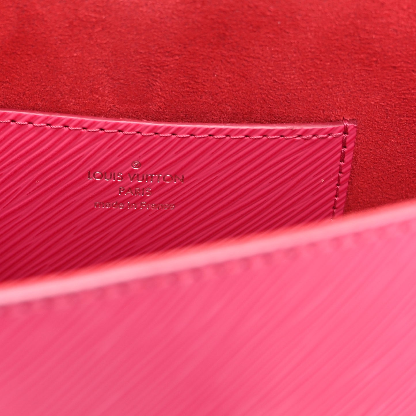 Epi Twist Shoulder Bag MM Hot Pink