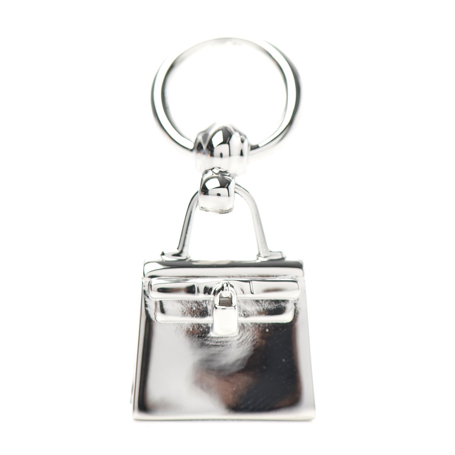 Hermes Palladium Mini Kelly Twilly Ring 1 of 4