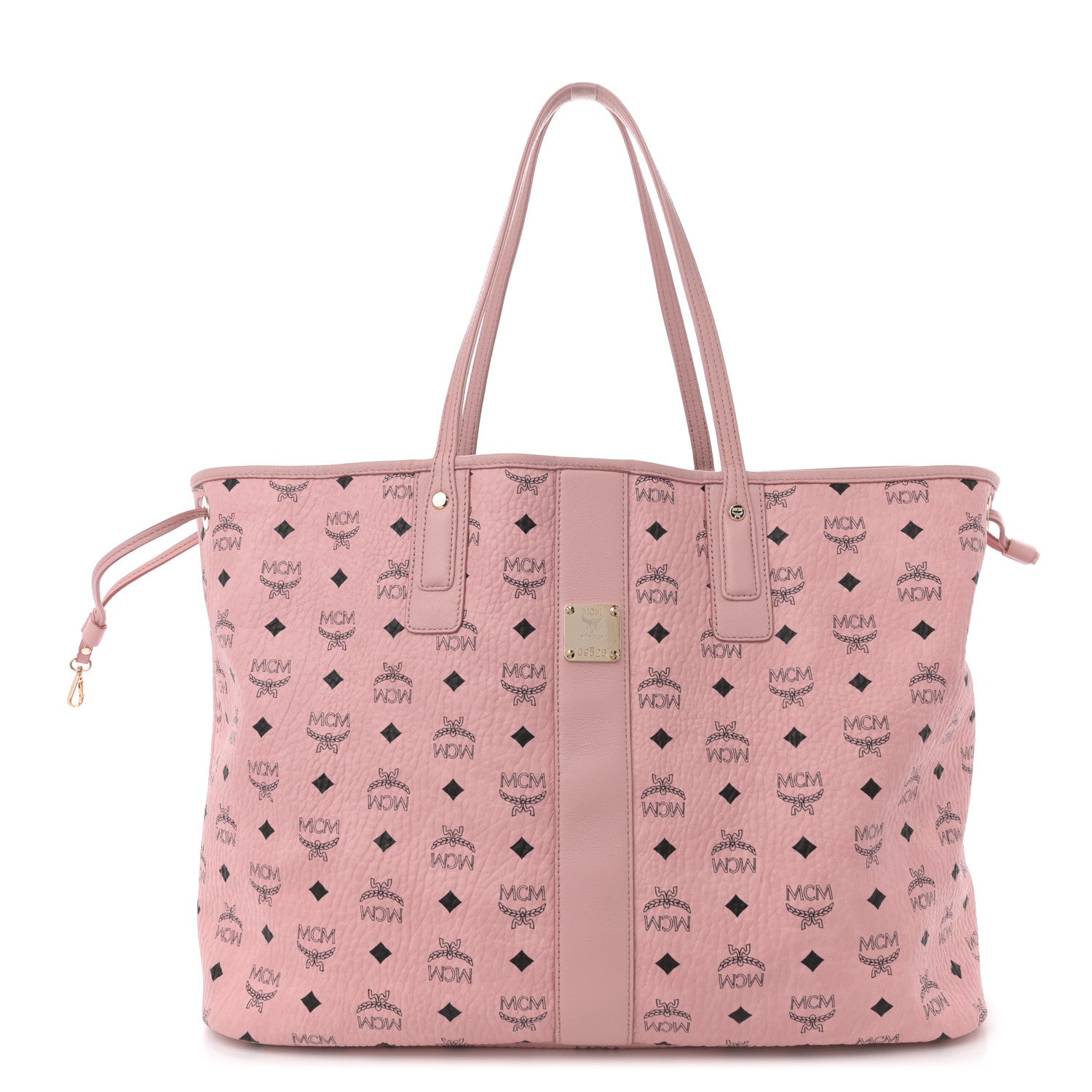 MCM Visetos Large Liz Reversible Shopper Tote Soft Pink 1 of 18