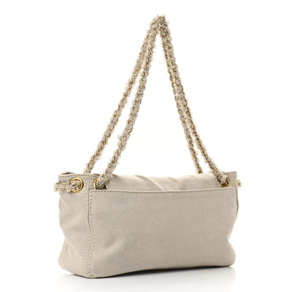 Prada Denim Pattina Sottospalla Canvas Shoulder Bag Corda 3 of 10