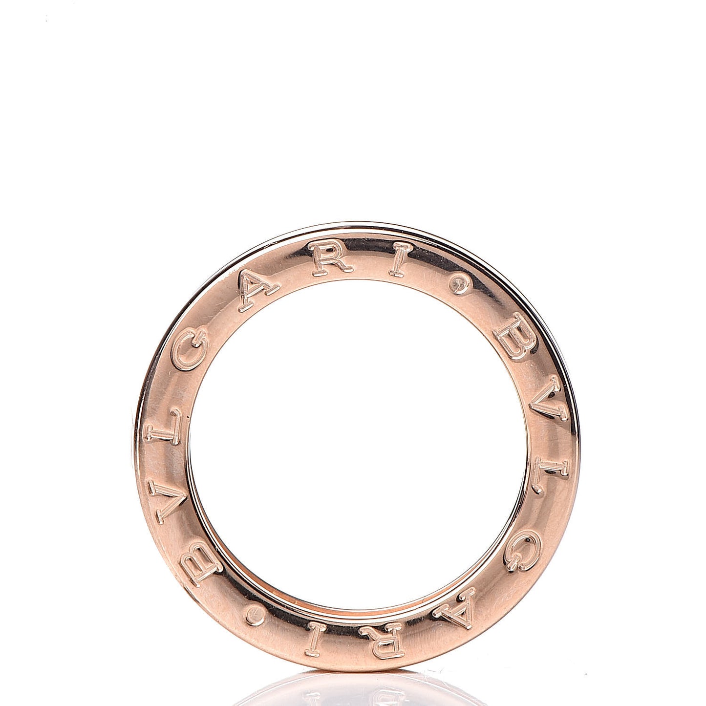 18K Rose Gold B.Zero1 One-Band Ring 54 6.75