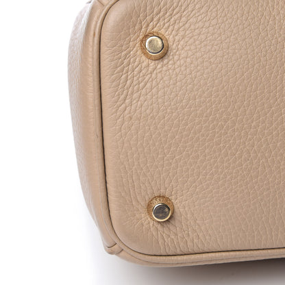 Christian Dior Bullcalf Large Diorissimo Tote Beige Petale 21 of 22