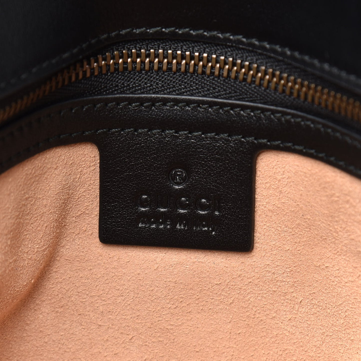 Calfskin Matelasse Medium GG Marmont Shoulder Bag Black