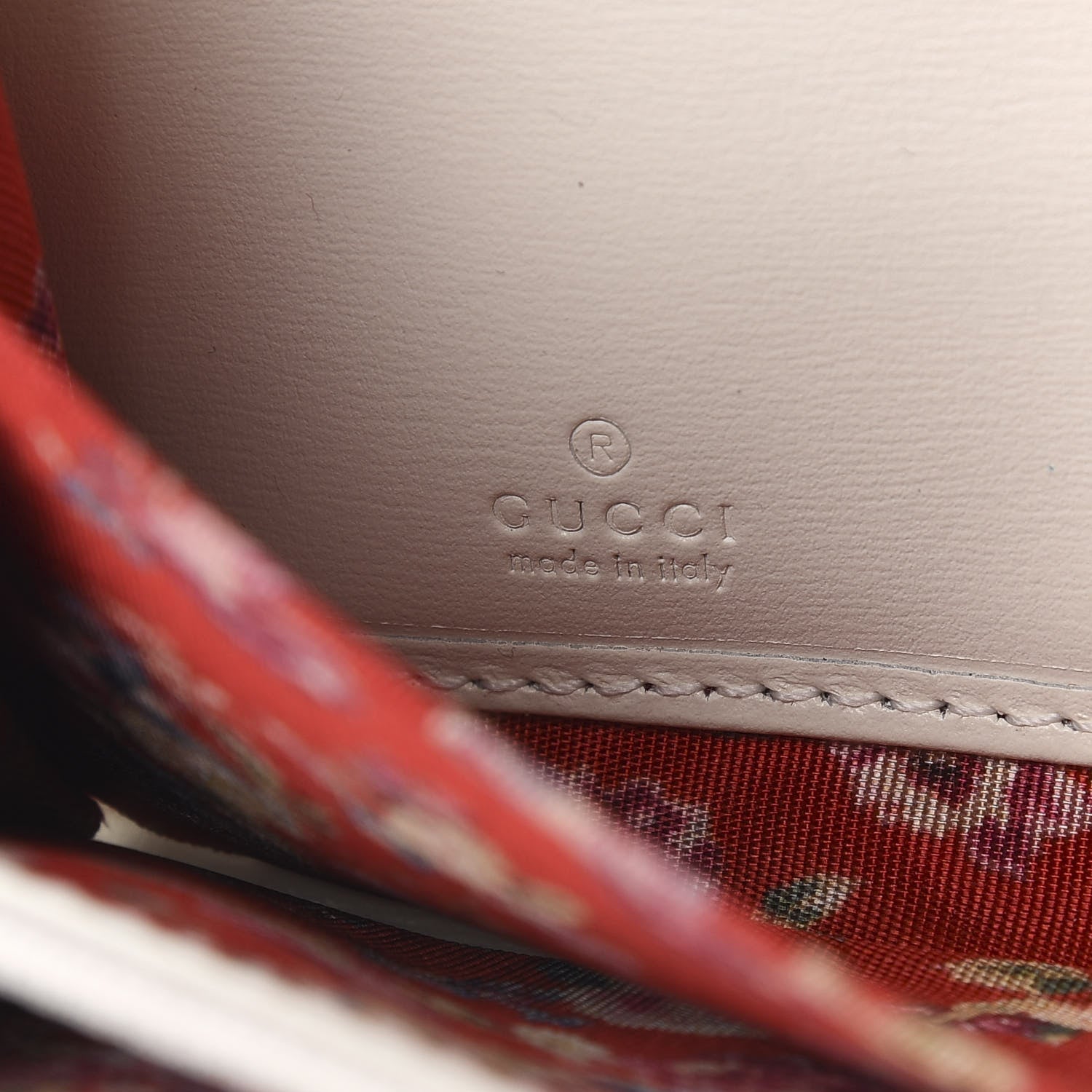 Gucci Calfskin Web Trapuntata GG Zip Around Wallet Off White 6 of 8