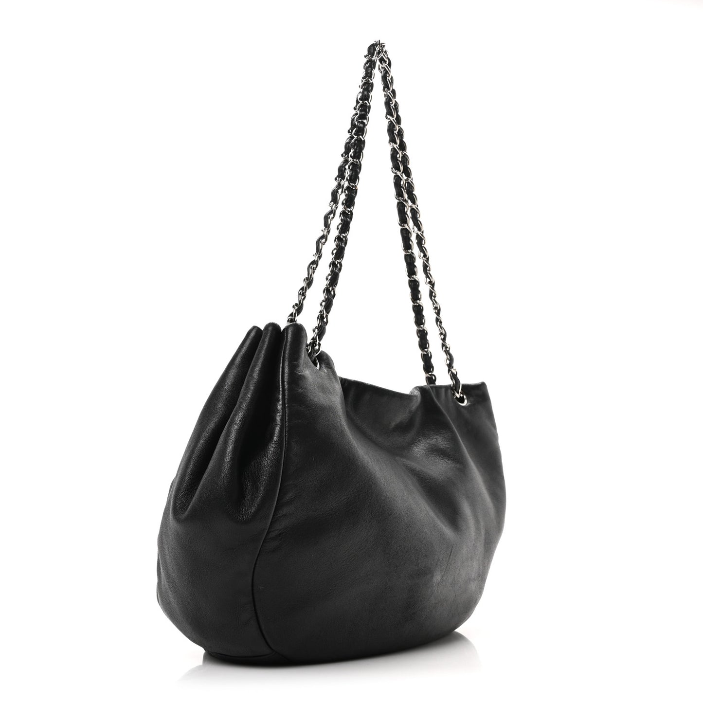 Lambskin Sensual Hobo Black
