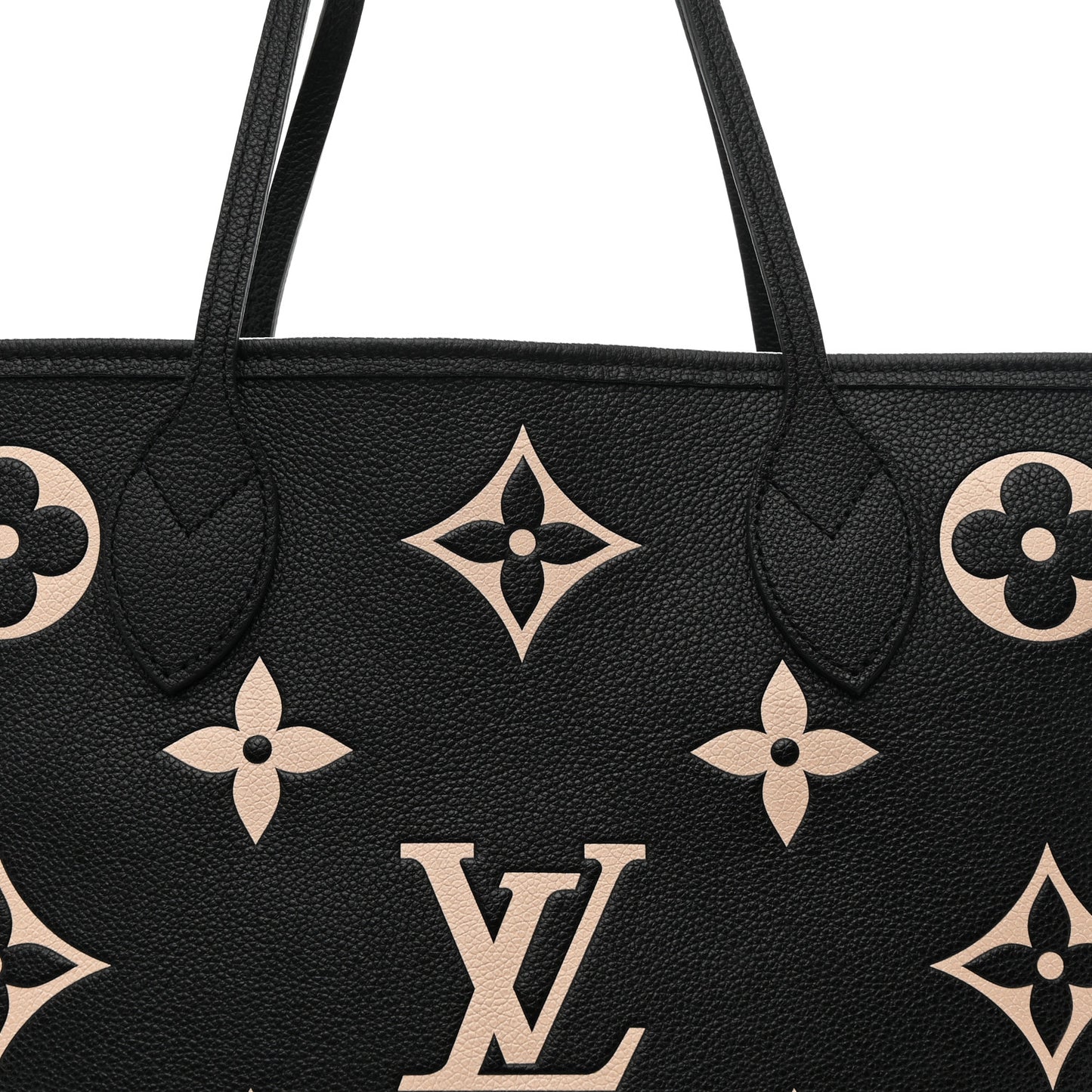 Empreinte Monogram Giant Neverfull MM Black Beige