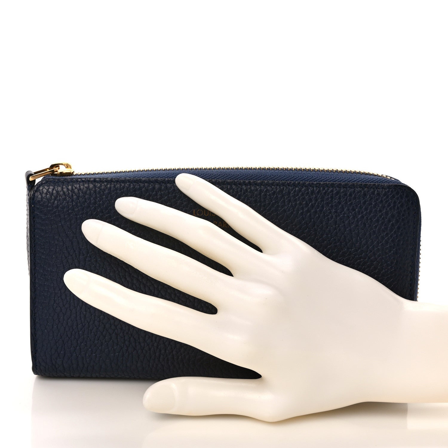 Louis Vuitton Taurillon Comete Wallet Blue Marine 2 of 8