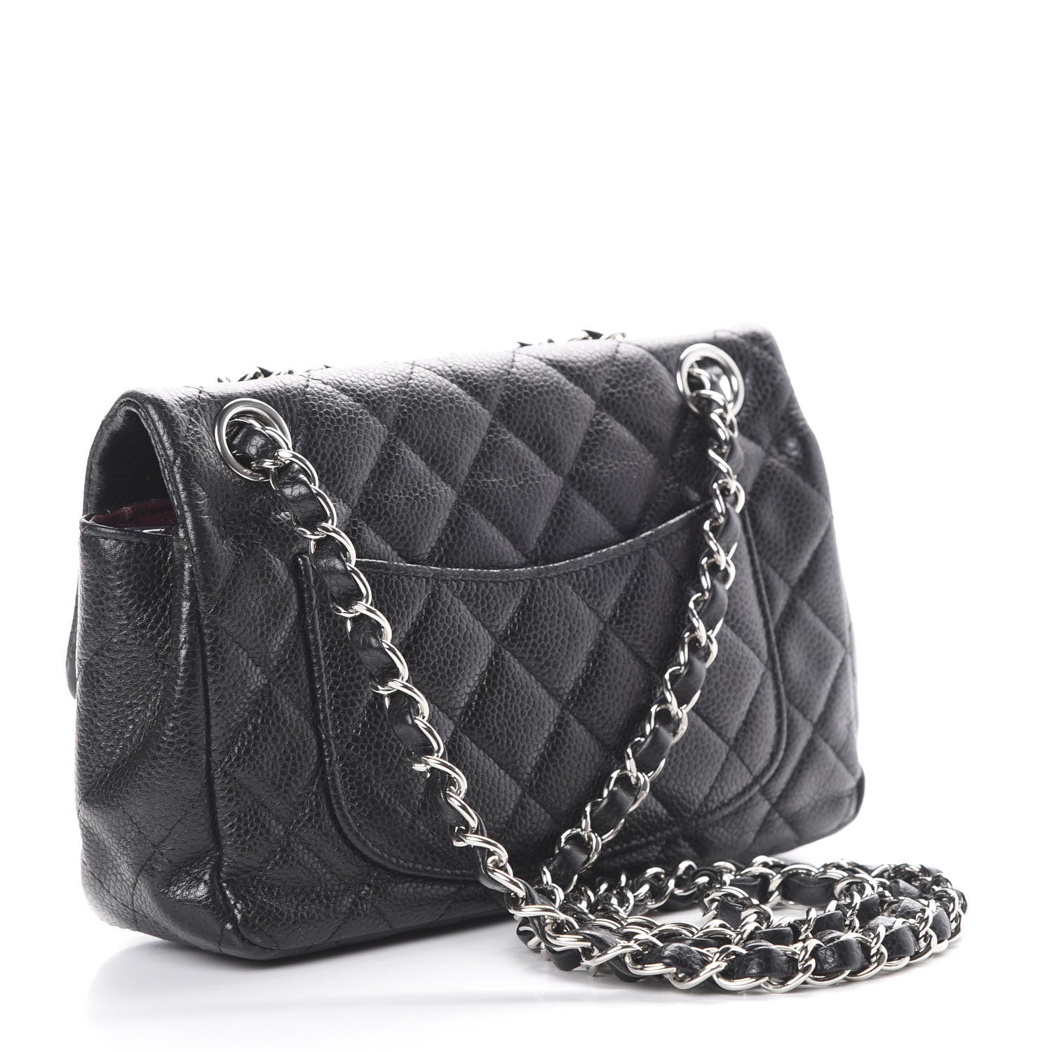 Chanel Caviar Quilted Mini Rectangular Flap Black 2 of 11