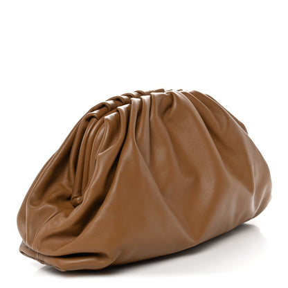 Bottega Veneta Smooth Butter Calf The Pouch Oversized Clutch Cammello 2 of 10
