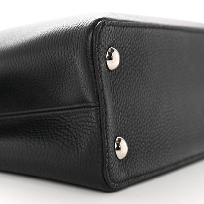 Louis Vuitton Taurillon Capucines PM Black 8 of 12