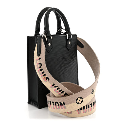 Louis Vuitton Epi Jacquard Petit Sac Plat Black 3 of 11