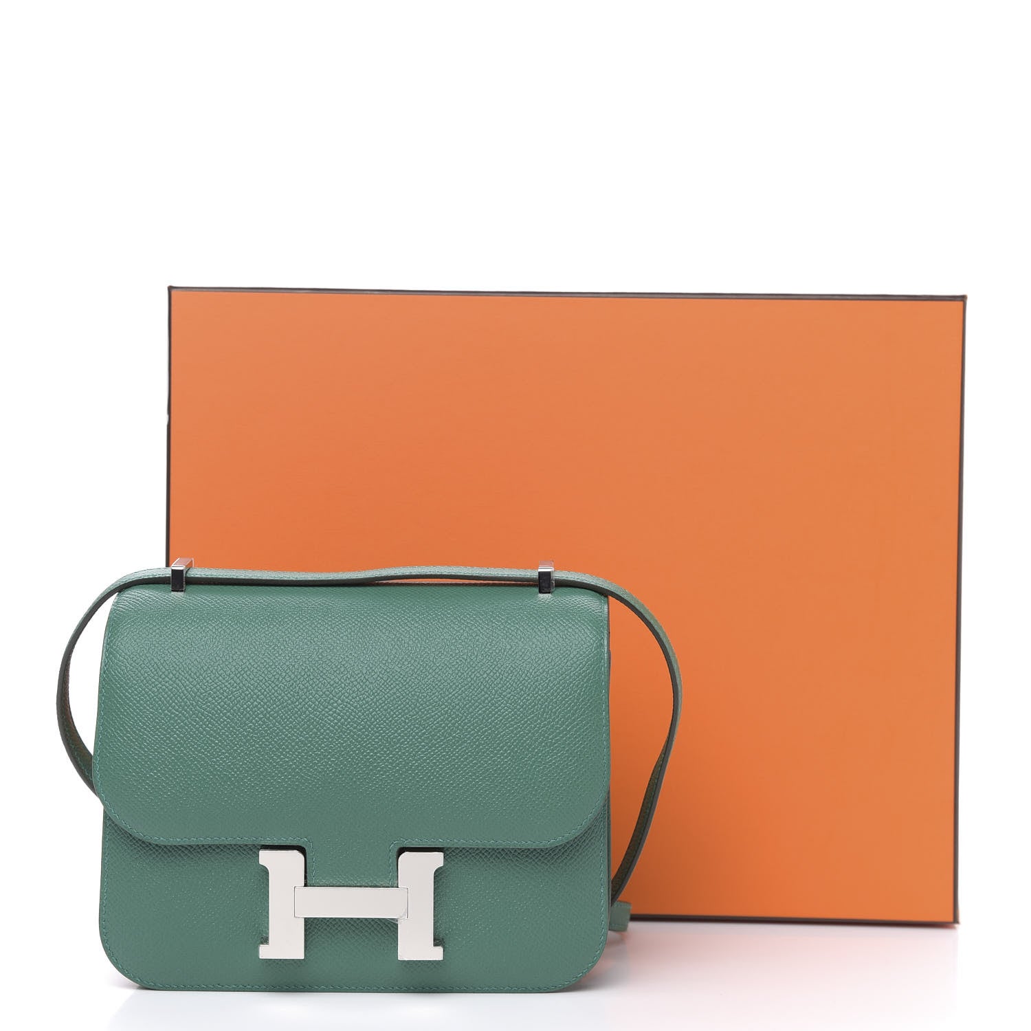 Hermes Epsom Constance 18 Vert Vertigo 10 of 10