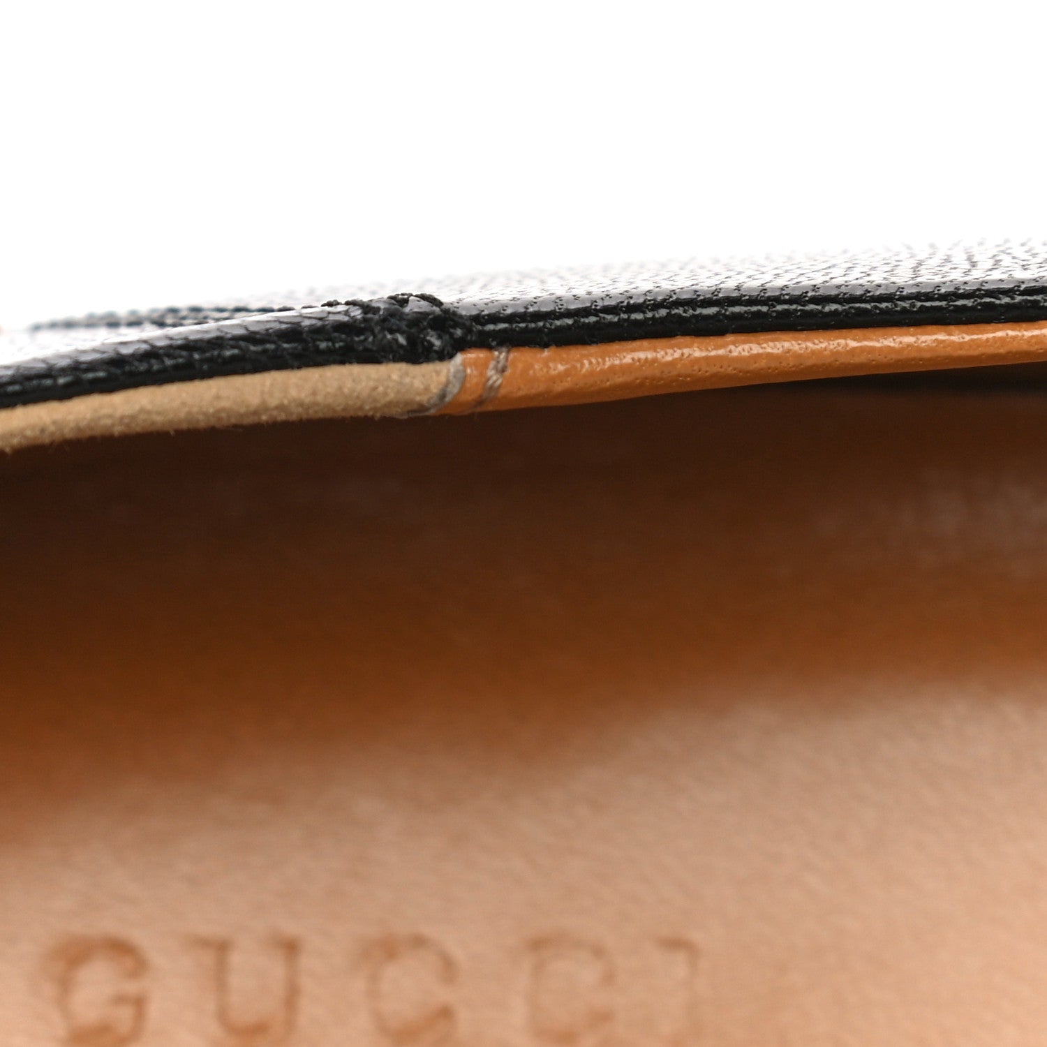 Gucci Goatskin Womens Horsebit Loafers 38 Black 10 of 16