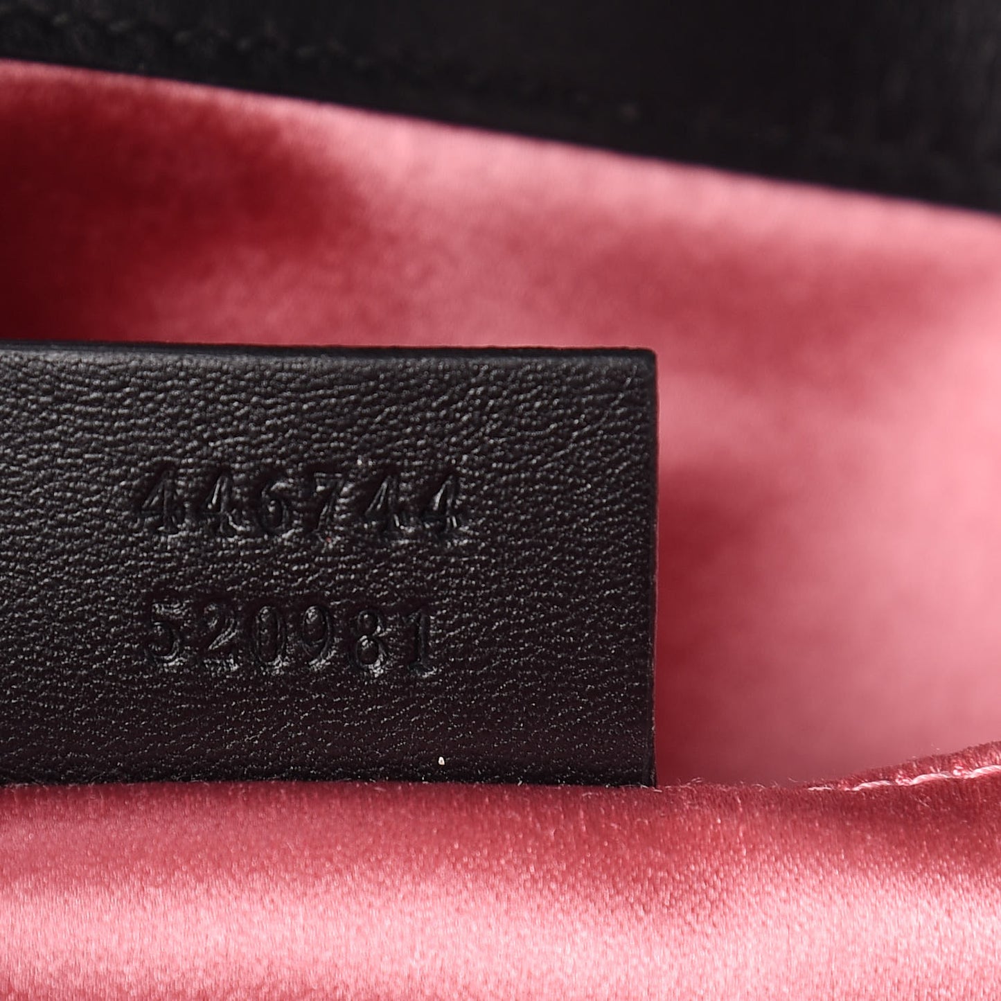 Velvet Matelasse Mini GG Marmont Shoulder Bag Black