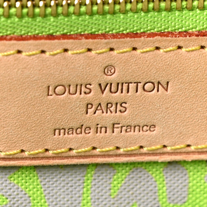 Louis Vuitton Monogram Graffiti Neverfull GM Green 6 of 9