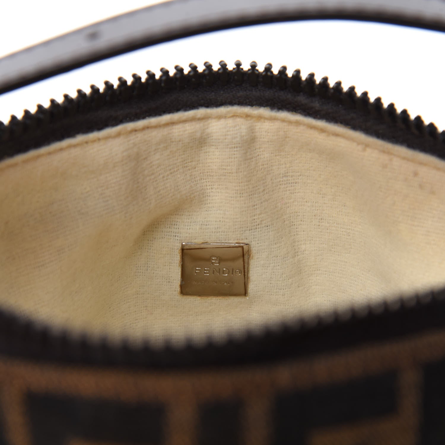 Fendi Zucca Mini Pochette Tobacco 6 of 6