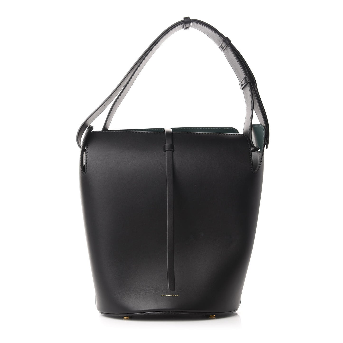 Supple Calfskin Medium Bucket Black