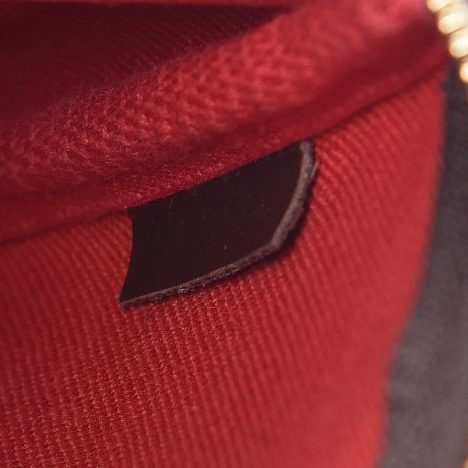 Louis Vuitton Damier Ebene Eva Clutch 8 of 9