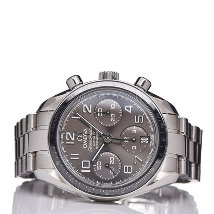 Omega Stainless Steel 38mm Speedmaster Date Chronograph Automatic Watch Grey 324.30.38.40.06.001 3 of 9