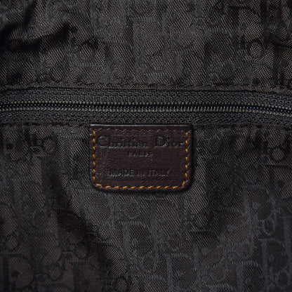 Christian Dior Calfskin Gaucho Double Saddle Bag Brown 6 of 11