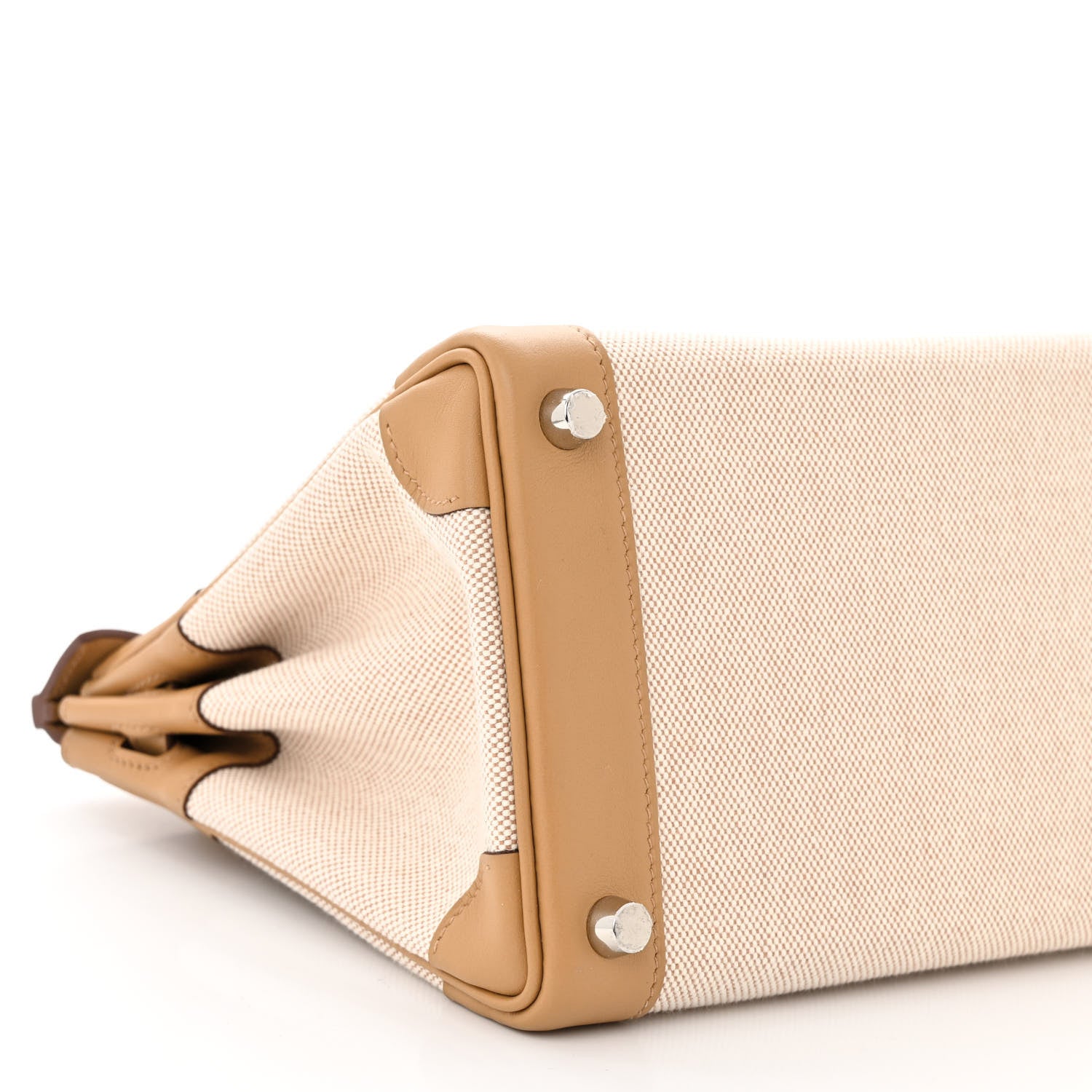 Hermes Toile H Swift Birkin 25 Chai 8 of 9