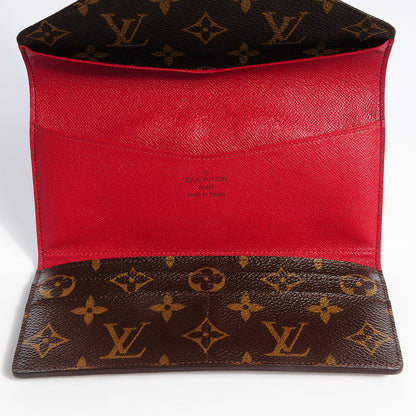 Louis Vuitton Monogram Josephine Wallet Red 6 of 8