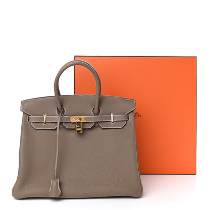 Hermes Togo Birkin 35 Etoupe 10 of 11