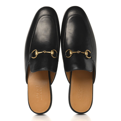Gucci Calfskin Mens Princetown Slippers 8.5 Black 2 of 9