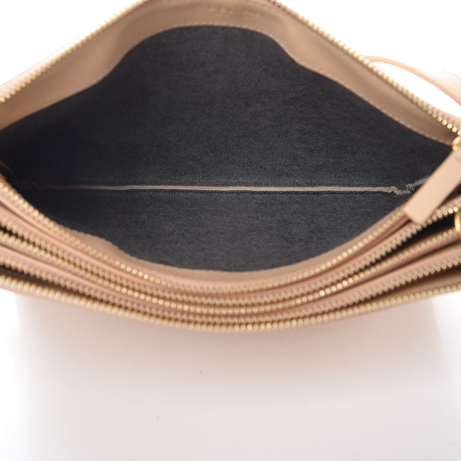 Celine Liege Calfskin Large Trio Crossbody Bag Nude 6 of 11