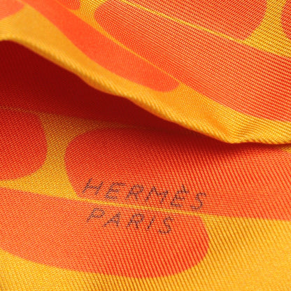 Hermes Silk Clic C'est Noue Twilly Jaune d'Or Orange 4 of 4