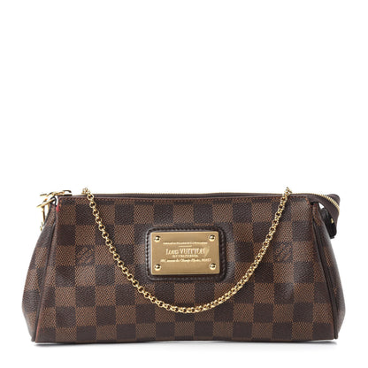 Louis Vuitton Damier Ebene Eva Clutch 1 of 15
