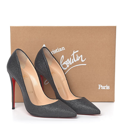 Christian Louboutin Mini Glitter So Kate 120 Pumps 35.5 Black 7 of 7