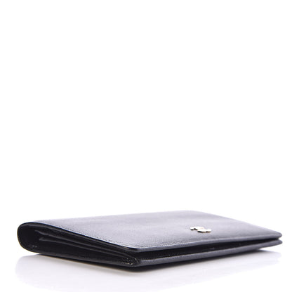 Chanel Goatskin Yen Wallet Black 4 of 7