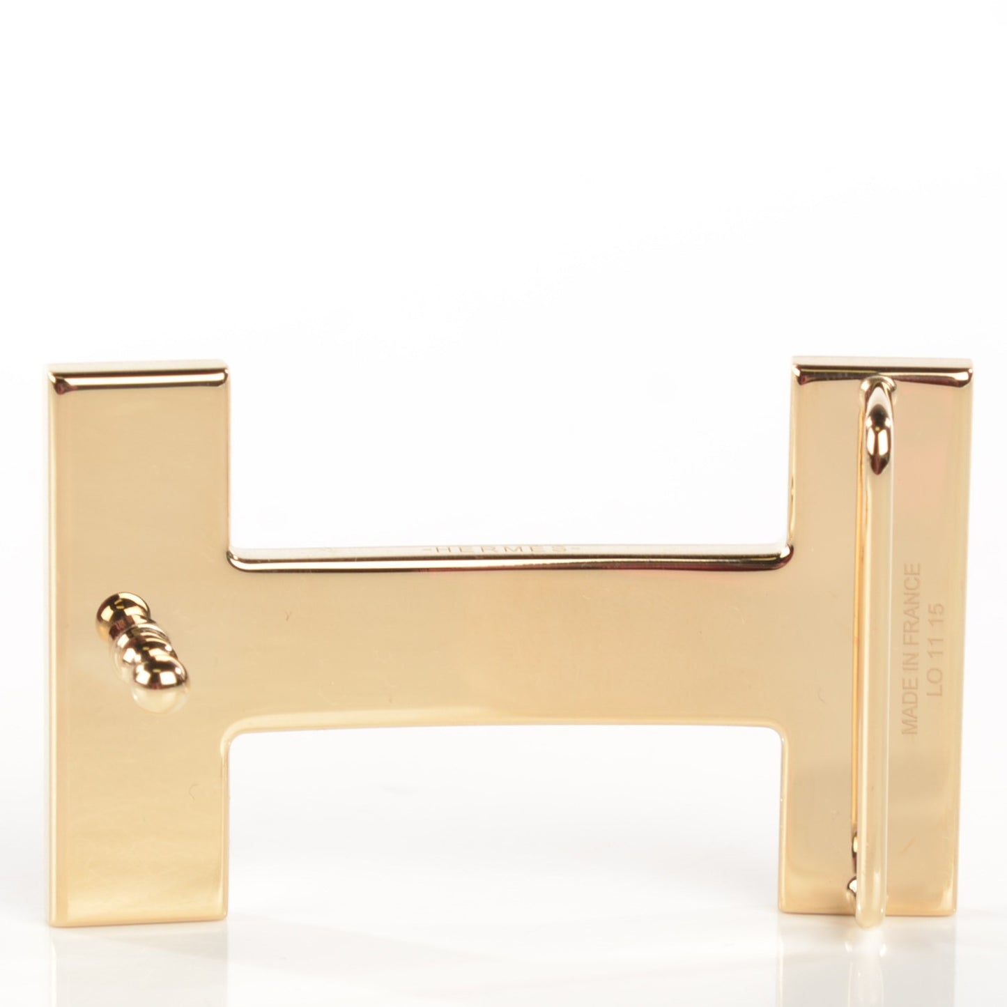 Quizz H Belt Buckle Gold