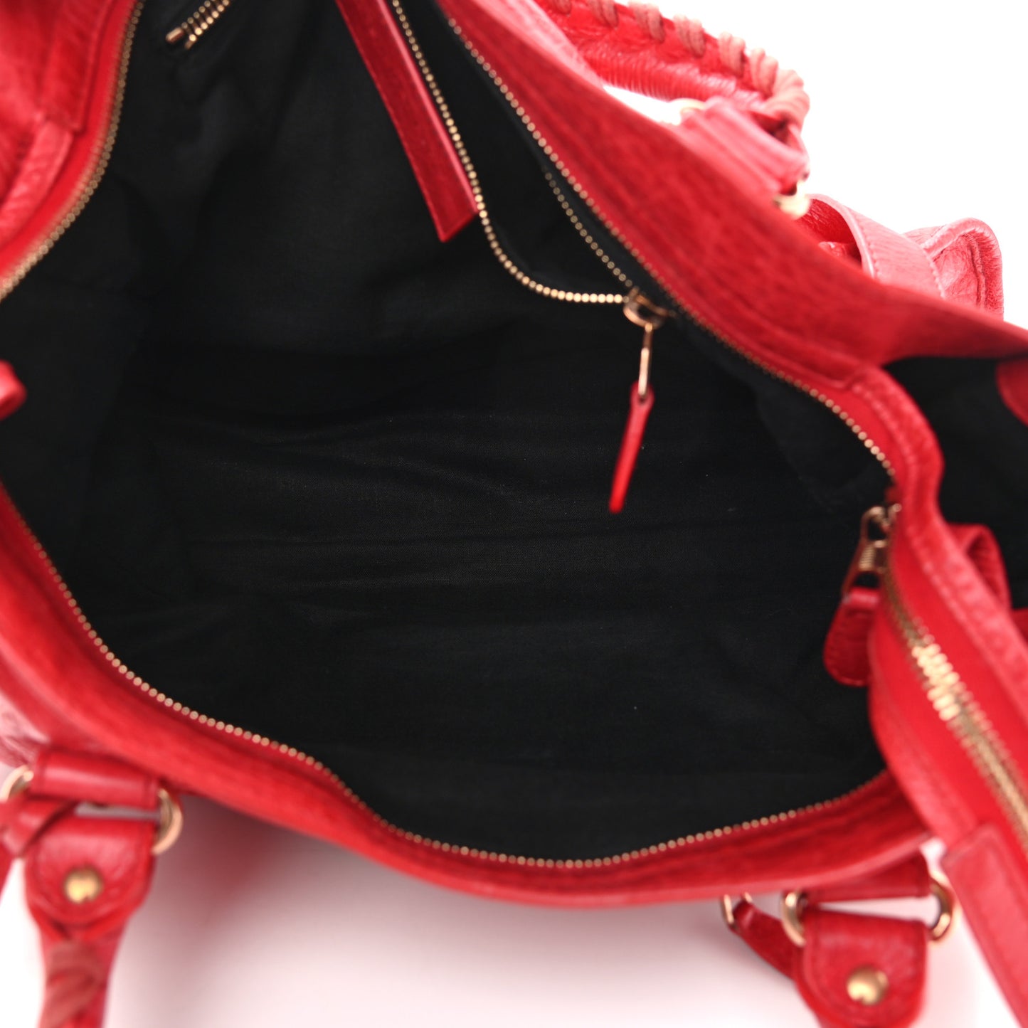 Agneau Giant 12 Rose Gold Hardware City Rouge Coquelicot