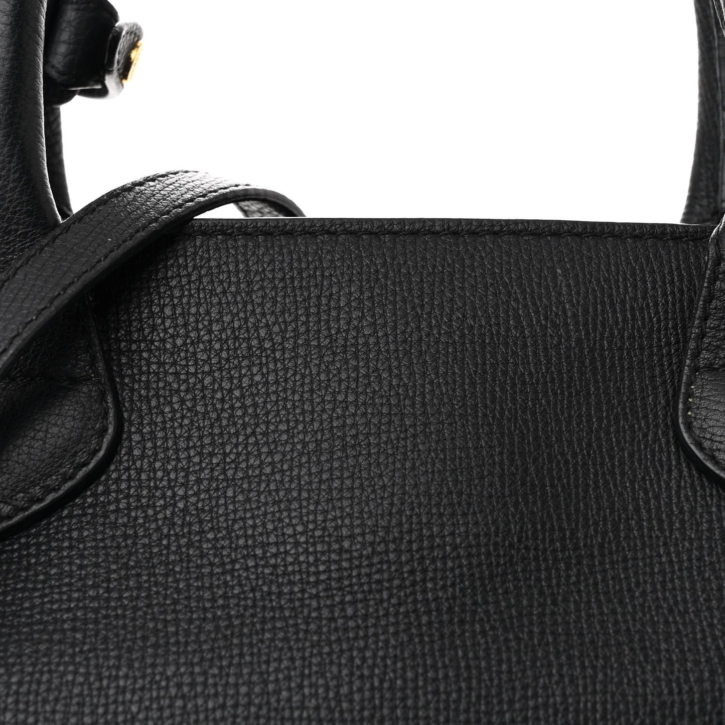 Derby Calfskin House Check Medium Banner Tote Black