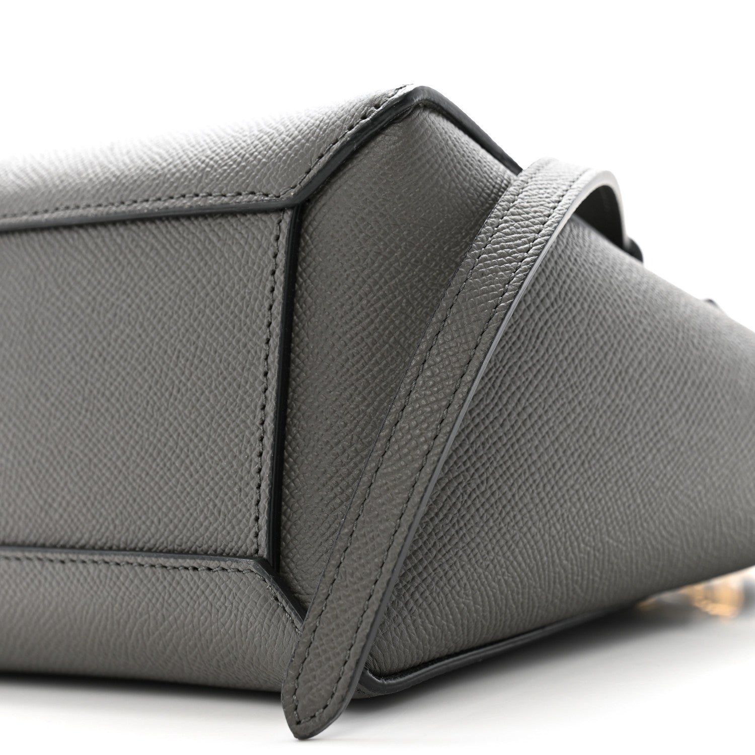 Celine Grained Calfskin Nano Belt Bag Grey 8 of 10
